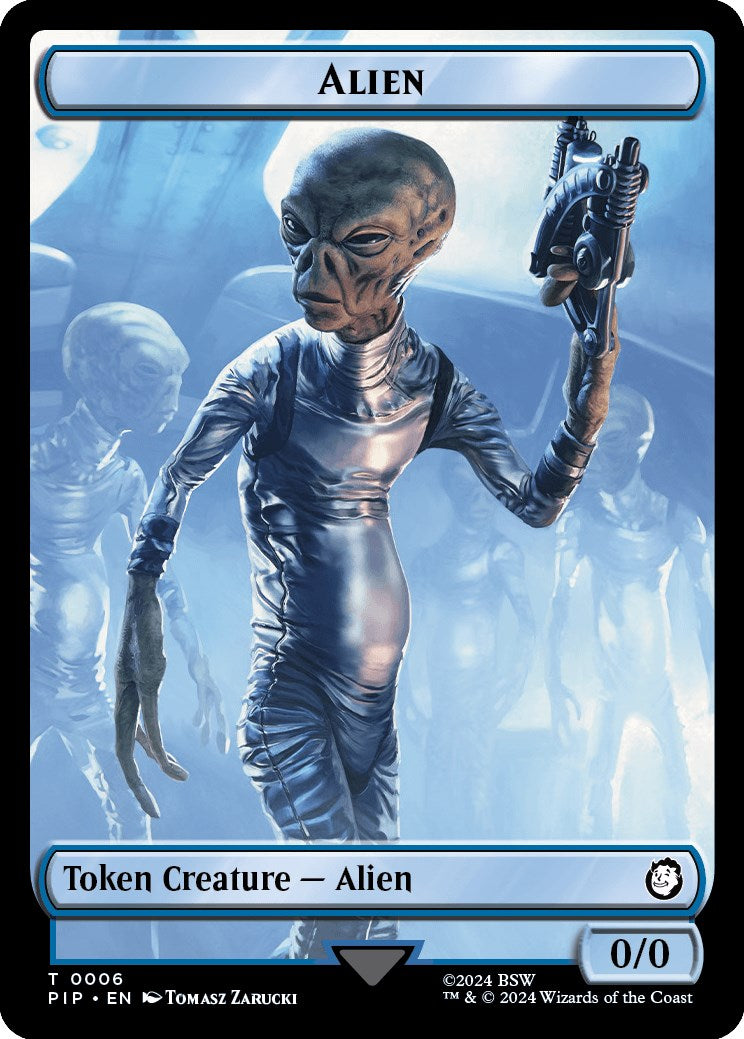 Alien // Clue Double-Sided Token